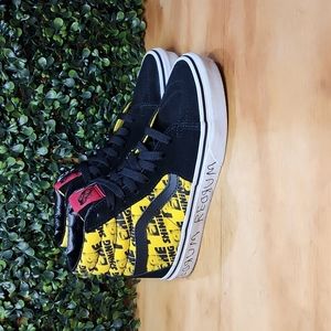 Vans X The Shining SK8-HI Shoes | Size:5 (Womens) | Black & Yellow